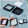 Square Plastic Loose Diamond Display Boxes CON-WH0092-61B-02-5