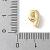 Brass Micro Pave Clear Cubic Zirconia Initial Multi-strand Links KK-S520-01G-16-3