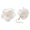 Acrylic Leaf Dangle Earrings EJEW-JE06183-03-4