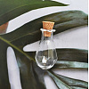 Clear Glass Cork Bottles Ornament X-PW-WG89753-01-1