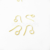 316 Stainless Steel Hypoallergenic French Earring Hooks JX137B-G-1