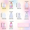 150Pcs 5 Style Glass Charms GLAA-SC0002-16B-2