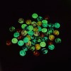 Luminous Glass Cabochons GLAA-SZ0001-15A-3