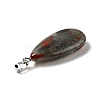 Natural Bloodstone Pendants G-P474-01P-09-3