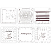 BENECREAT 1 Set Acrylic Knitting Rulers DIY-BC0012-73-1