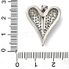 Brass Micro Pave Clear Cubic Zirconia Pendants KK-B094-05P-3