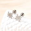 304 Stainless Steel Stud Earrings EJEW-H161-01P-L-2