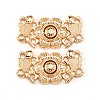 Alloy Snap Lock Clasps FIND-WH0108-19KCG-1