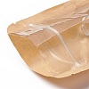 Eco-friendly Biodegradable Kraft Paper Packaging Zip Lock Paper Bag CARB-P002-04-4