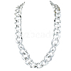 1Pc Acrylic Cuban Link Chain Necklaces for Men NJEW-SP0001-09A-S-1