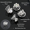 Spiral Hair Pin Coil Iron Hair Accessories OHAR-SP0001-12B-5