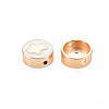 Brass Enamel Beads KK-S364-247A-1