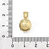 Brass Charms KK-H296-01F-G-3