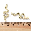 Rack Plating Alloy Rhinestone Pendants PALLOY-F311-22G-01-3