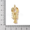 Brass Enamel Pendants X-KK-Z124-01G-01-3