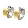 304 Stainless Steel Hoop Earrings for Women EJEW-C096-47GP-2