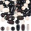 150Pcs Natural Wood Beads WOOD-GF0002-17-1