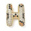 Brass Micro Pave Cubic Zirconia Pendants KK-Z108-02G-H-1