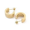 PVD Vacuum Plating 304 Stainless Steel Stud Earrings for Women EJEW-C120-01G-2