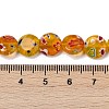 Handmade Millefiori Lampwork Beads Strands LAMP-G166-17B-06-4