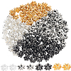 120Pcs 4 Colors Alloy Spacer Beads FIND-SC0017-93-1