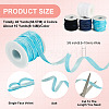 40 Yards 4 Colors Single Face Velvet Ribbon SRIB-TA0001-35A-4