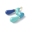 Brass Enamel Pendants X-KK-E093-03G-M-01-2
