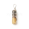 Natural Jade Pendants PALLOY-JF01575-06-3