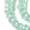 Baking Electroplate Glass Beads Strands LS-DGLA-A039-J8mm-B07-3