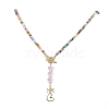 Brass Pendant Necklaces NJEW-JN04879-3