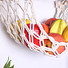 Hanging Fruit Macrame Basket AJEW-WH0332-44-4