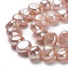 Natural Cultured Freshwater Pearl Beads Strands PEAR-L033-45B-2