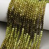 Gradient Color Natural Yellow Green Opal Beads Strands GG-CBA9722-A01-2mm-1