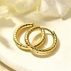 304 Stainless Steel Hoop Earrings for Women EJEW-M068-11B-G-2