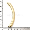 Brass Curved Tube Beads KK-S508-45G-3