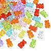 180Pcs 9 Colors Transparent Acrylic Beads TACR-CJ0001-28-1