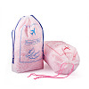 Magibeads 12Pcs 2 Colors  Makrofol Semi-transparent Drawstring Bag CON-MB0001-13-8