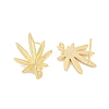 Brass Stud Earring Findings KK-Z099-04G-01-2