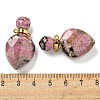 Faceted Natural Rhodonite Pendants G-A225-02G-3