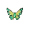 Butterfly Alloy Enamel Brooches PW-WG37196-01-2