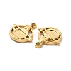Ion Plating(IP) 304 Stainless Steel Pendants LS-STAS-B032-31G-3