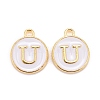 Golden Plated Alloy Charms ENAM-S118-01U-1