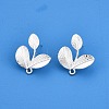 Rack Plating Alloy Stud Earring Findings PALLOY-K256-30S-1