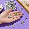 80Pcs 8 Styles Tibatan Style Alloy Pendants FIND-CJ0006-02-4