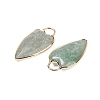 Natural Green Strawberry Quartz Pendants G-G193-02G-06-2