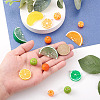 26Pcs 13 Style Resin Pendants RESI-CW0001-08-10