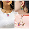 30Pcs 3 Styles Printed Translucent Acrylic  Pendants OACR-TA0003-32-8