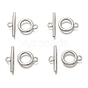 Alloy Toggle Clasps TIBE-EA774Y-P-NR-1