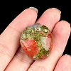 Natural Unakite Carved Figurines Statues for Home Office Desktop Decoration PW-WG4EDC1-01-1