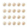 Craftdady 100Pcs 10 Styles Unfinished Natural Wood European Beads WOOD-CD0001-08-1